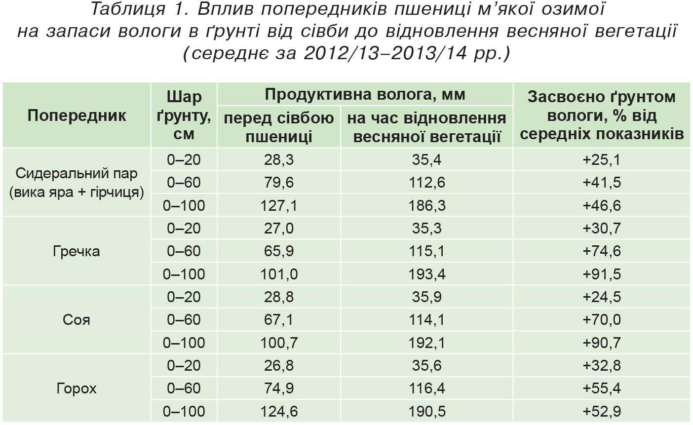 попередники пшениці