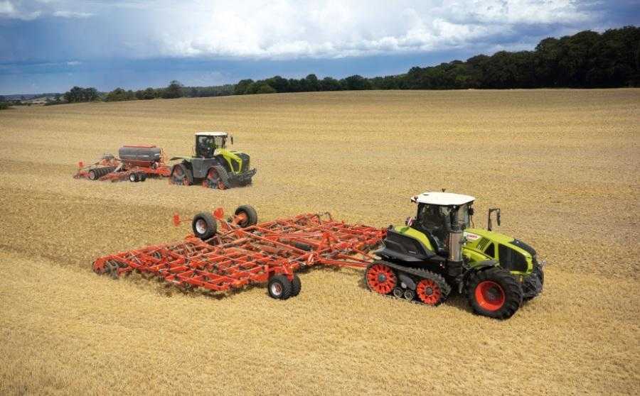 Трактори з гусеничним рушієм: AXION 900 TERRA TRAC і XERION 5000